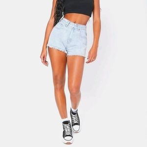HIGH-WAIST Denim Shorts